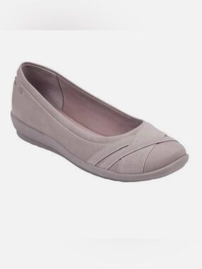 Easy Spirit Women's Slip-On Ballet Flat - Taupe